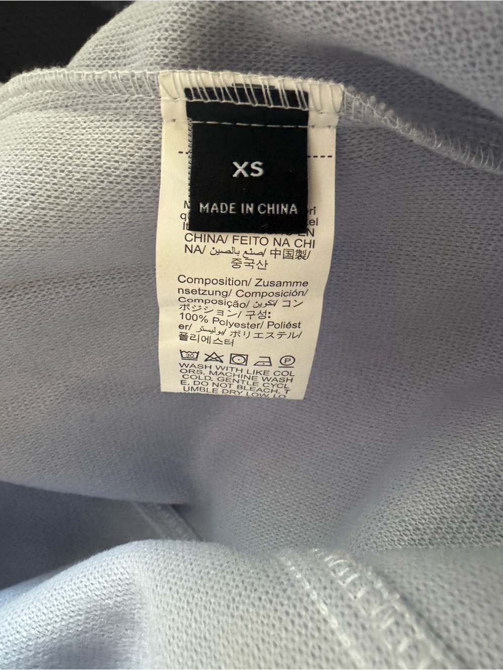 Overcoat light blue size extra small - Picture 5 of 5